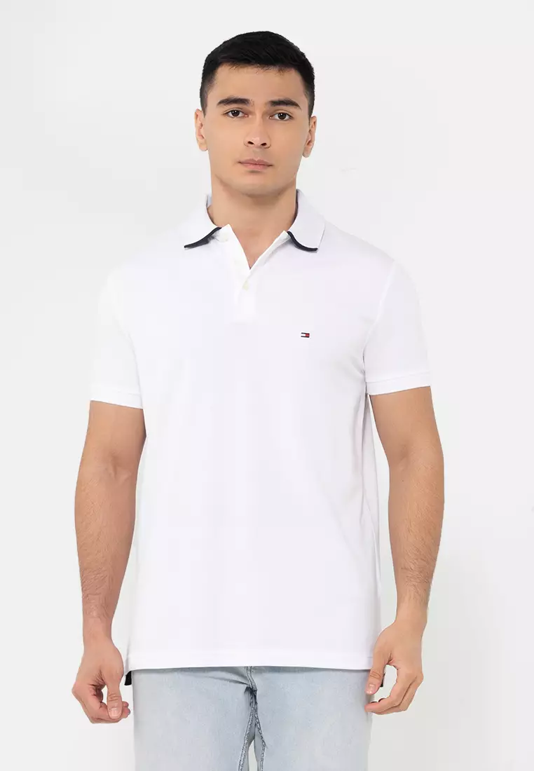 Buy Tommy Hilfiger Monotype Undercollar Reg Polo 2024 Online | ZALORA ...