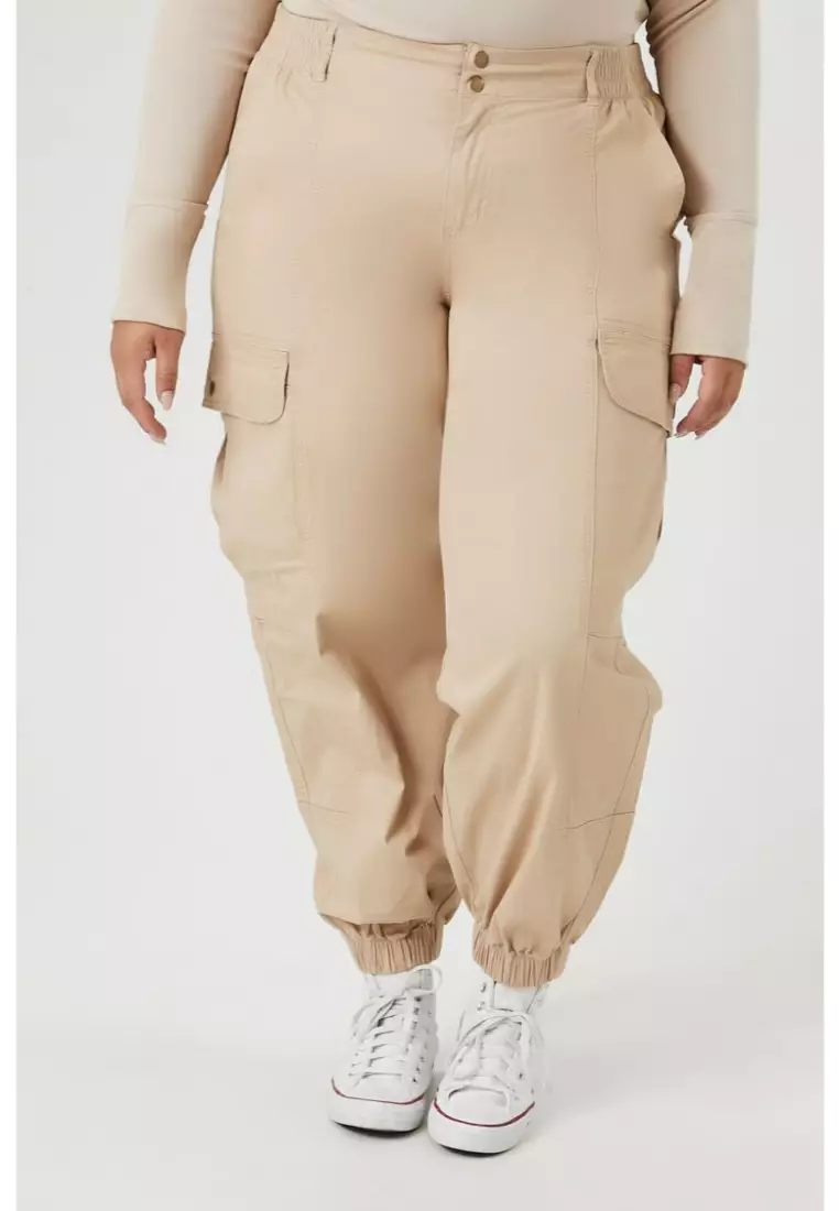 Forever 21 cargo joggers shop