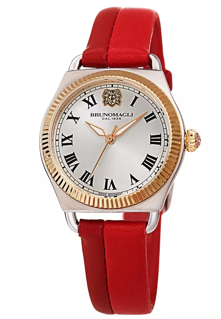 Bruno Magli Lucia 27.191341.SR Jam Tangan Wanita Swiss Analog