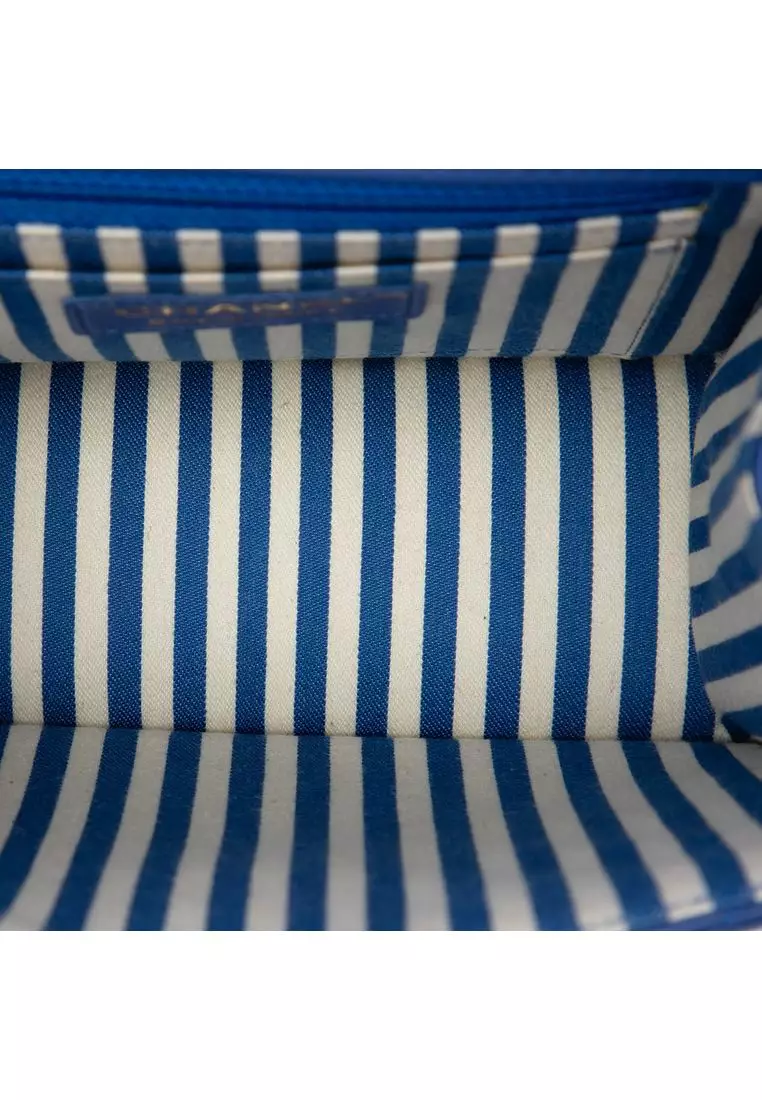 Pre-Loved Chanel Small Cc Chevron Calfskin Envelope Flap