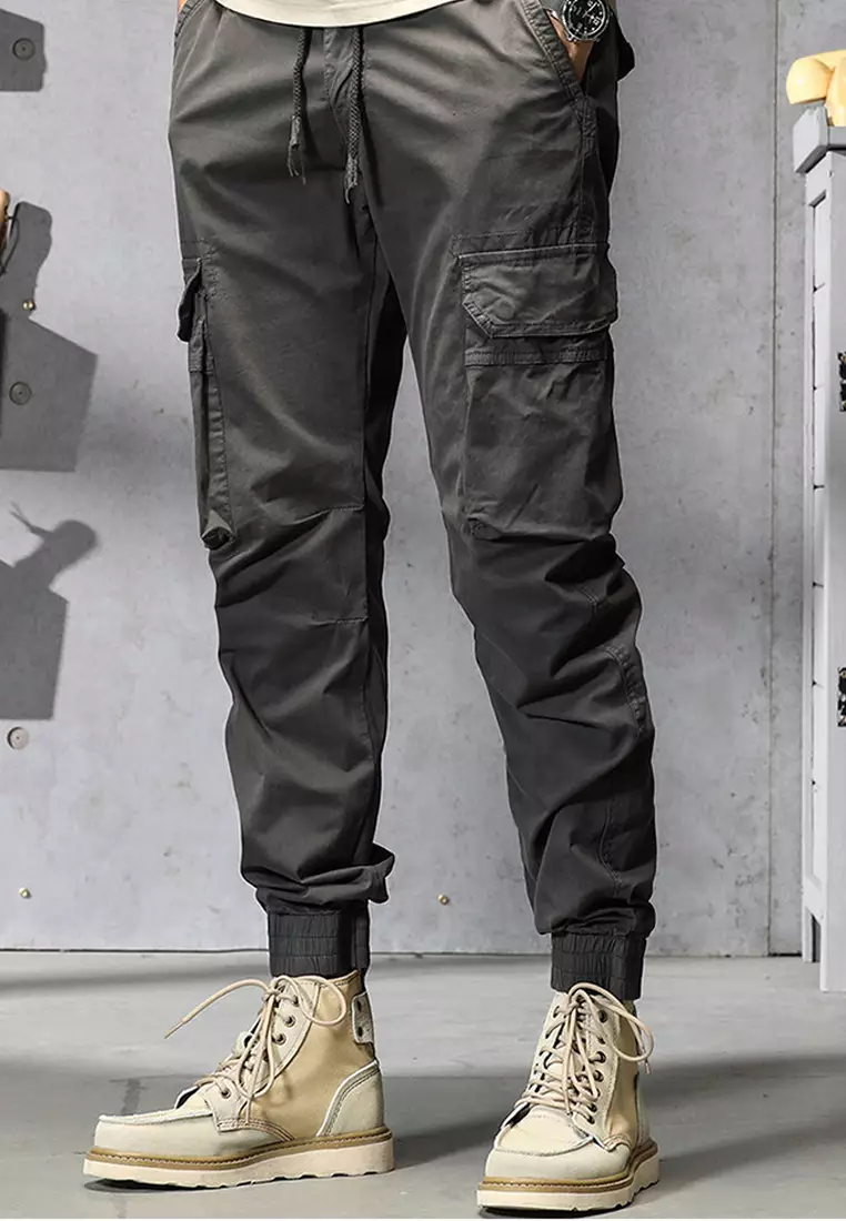 Sports Style Pockets Cargo Pants GJL659