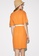 iROO orange Basic Drop Shoulder Short Dress B52D0AA602D203GS_5