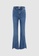 Urban Revivo blue Split Hem Flare Jeans CDC52AAB0F624EGS_6