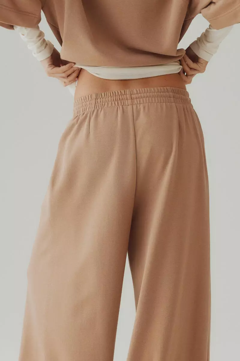 Pleat-detail drawstring trousers