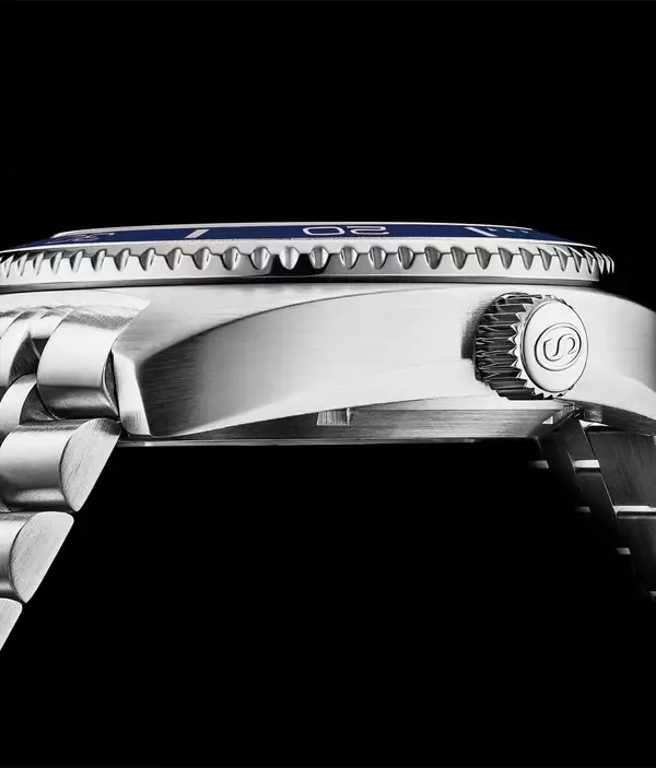 Jam Tangan Pria Automatic Diver Analog Stuhrling Depthmaster 1008-01 45mm