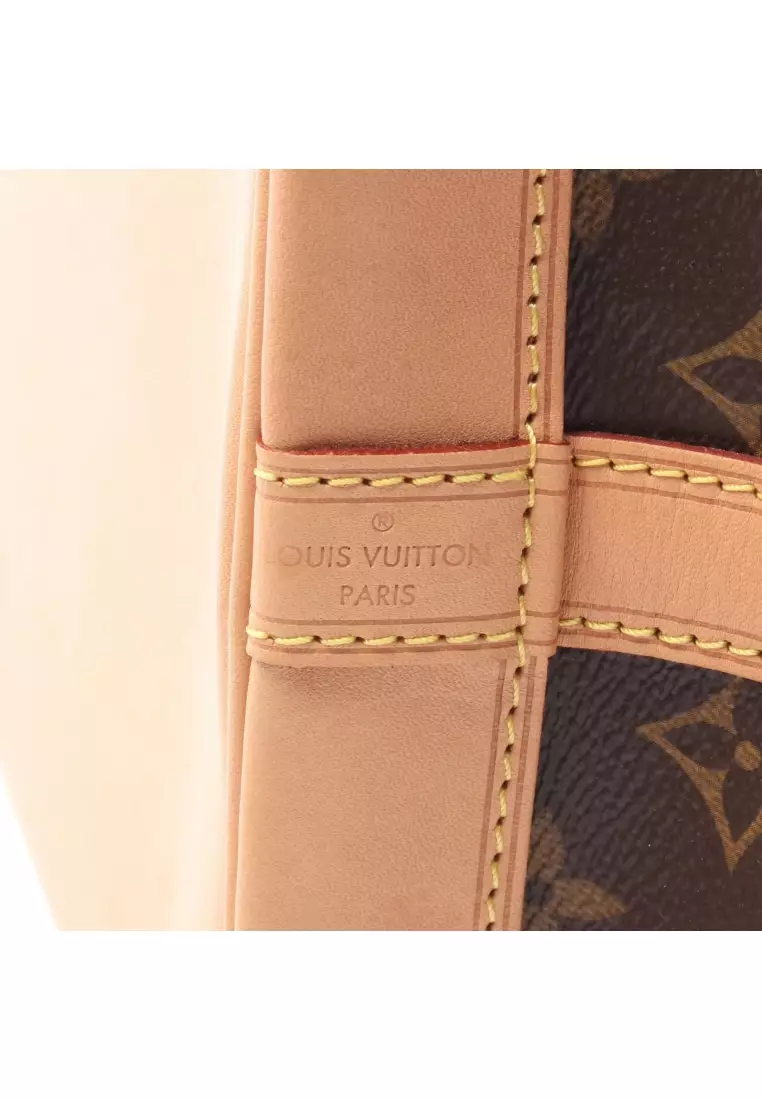 Pre-Loved Louis Vuitton Peti Noe monogram Shoulder bag PVC leather Brown