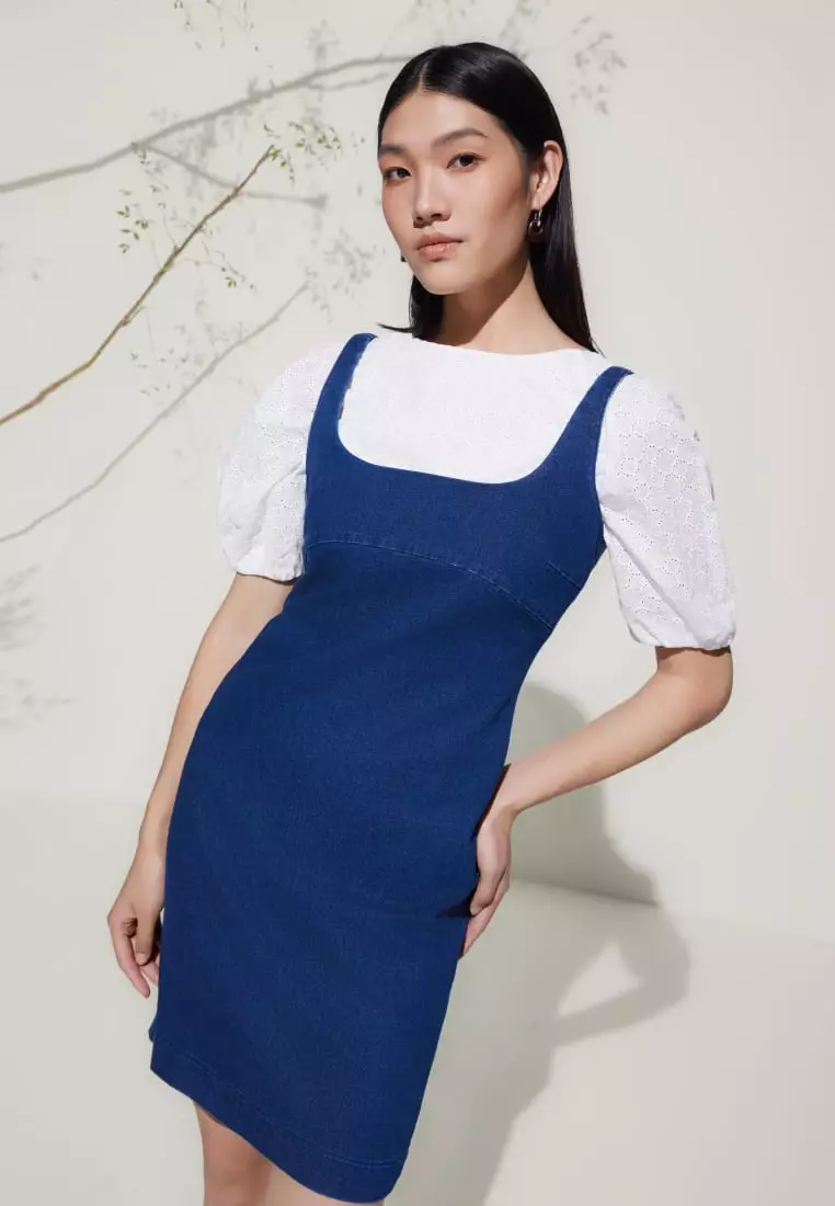 G2000 Denim Pinafore Dress