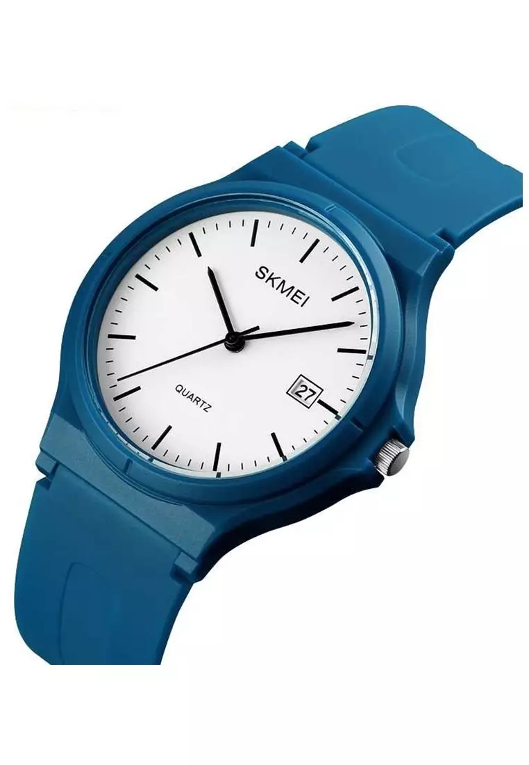 Jam Tangan Analog Sporty Wanita Waterproof 50m Strap Tali Material Silicone DS39 ORIGINAL