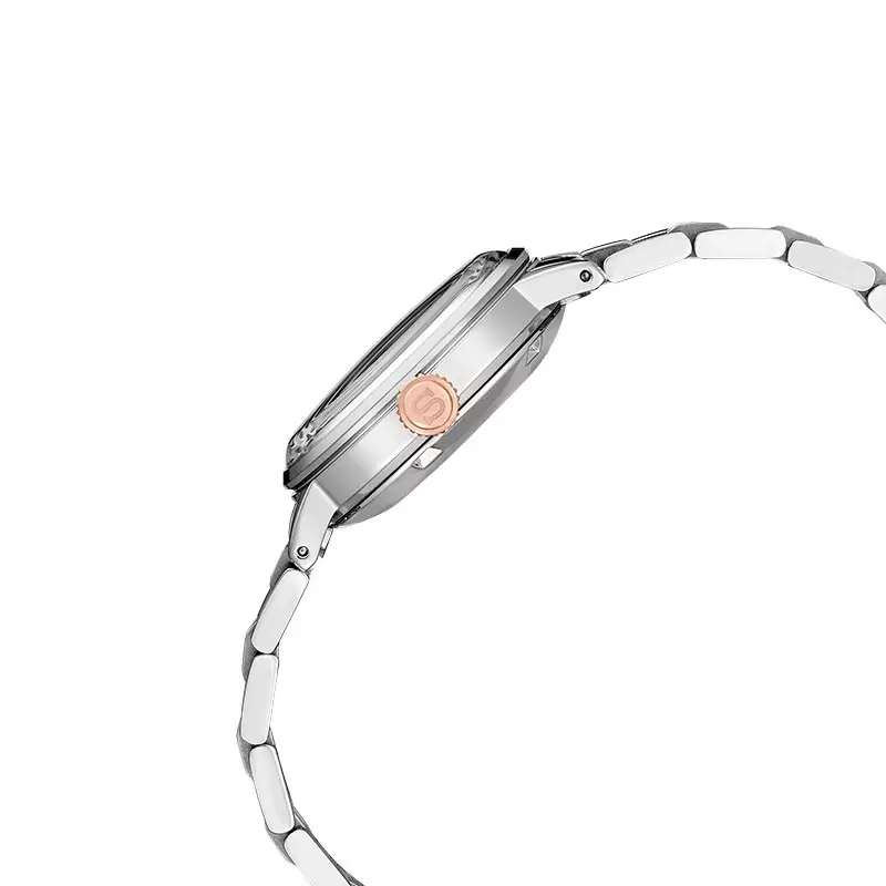 Jam Tangan Wanita Seiko Presage SRE009J1 Cocktail Time Clover Club Diamond Twist Silver Dial Stainless Steel Strap