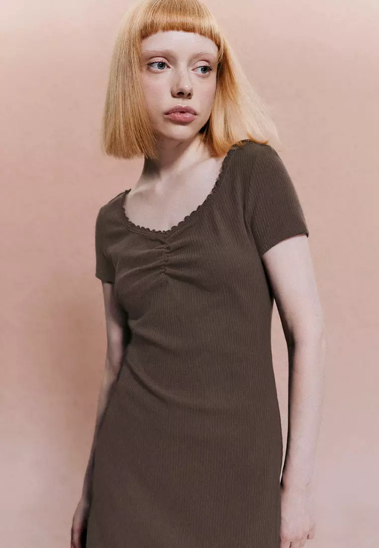V-Neck Skater Dress