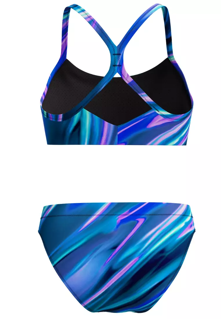 Buy Speedo Printed Racerback Top & Classic Bottom (Rapture Glow-Dark ...