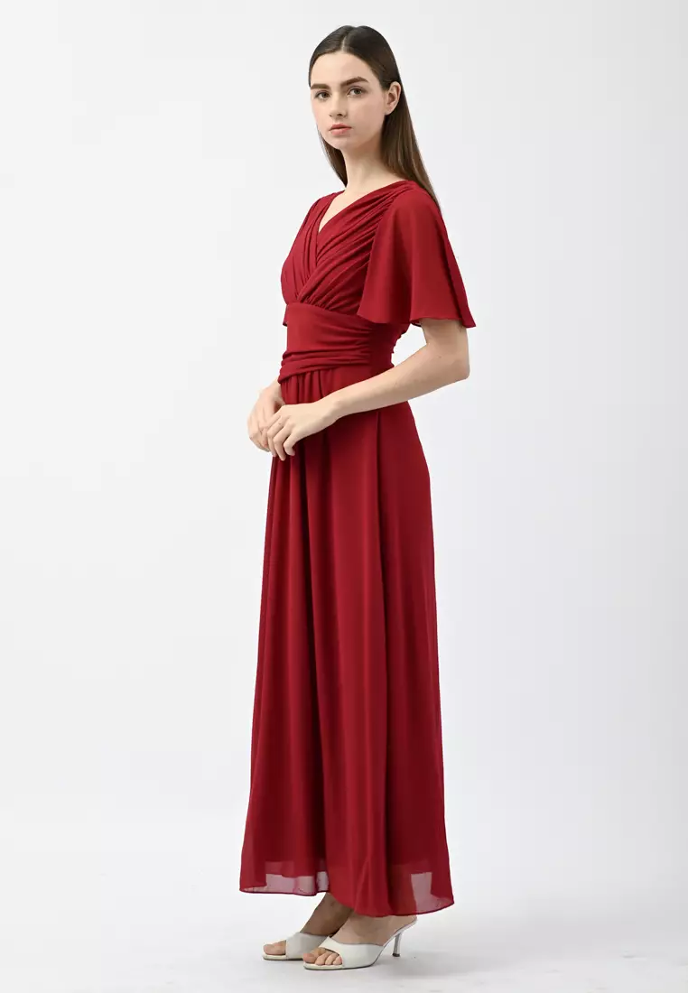 V-Neck Maxi Dress