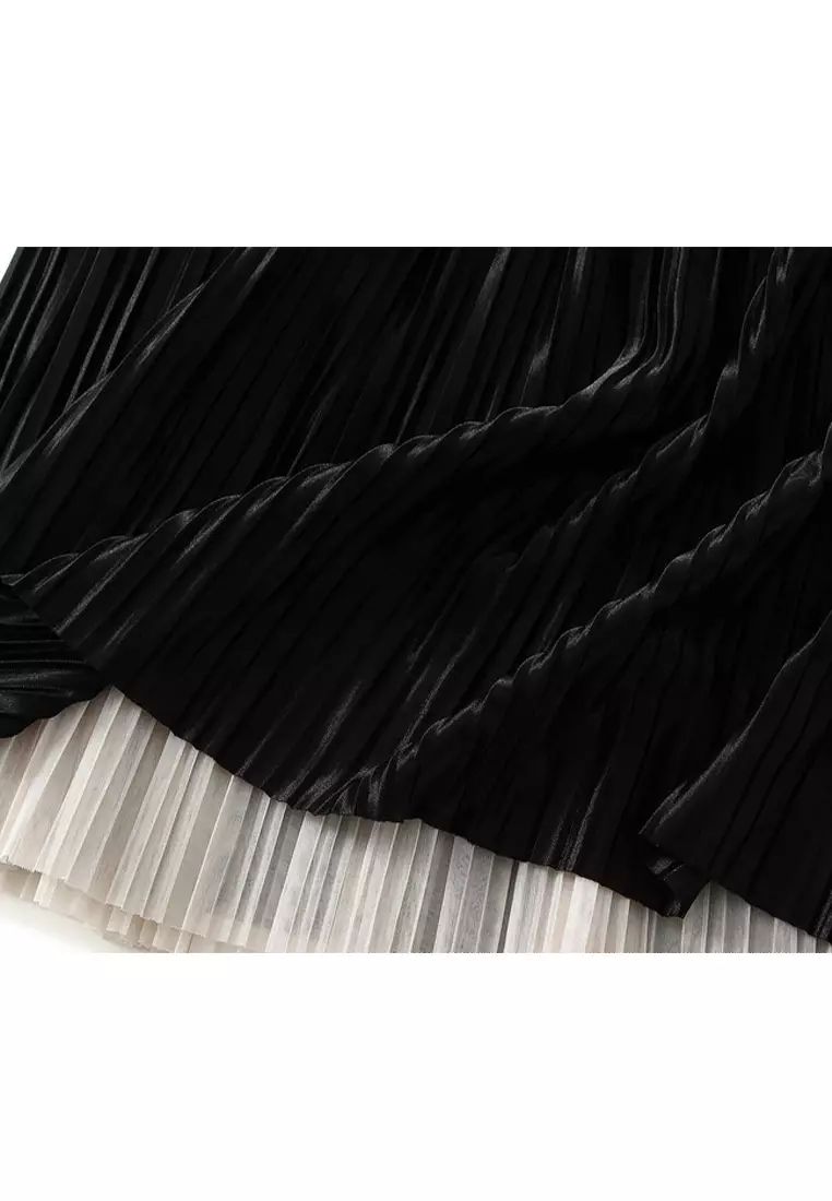 Gradient Pleated Skirt AF0872
