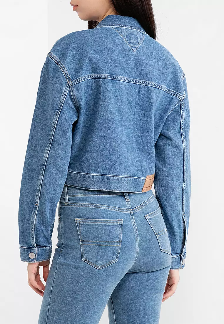 Claire Zip Cropped Trucker Jacket - Tommy Jeans