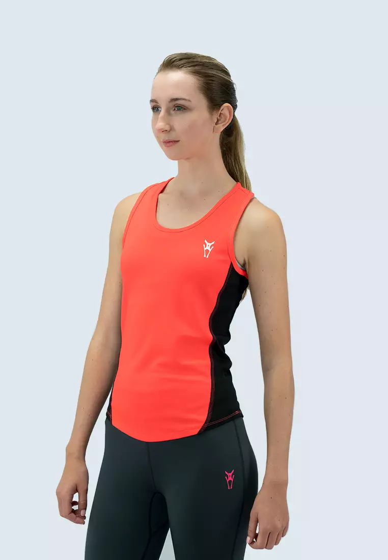 Buy AMNIG Women Legerity Running Sleeveless Tee (Red) Online | ZALORA ...