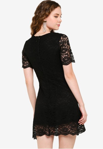 Jual ZALORA YOUNG Lace Fit Flare Dress Original ZALORA 
