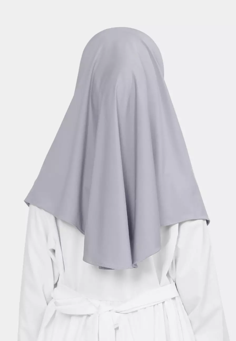 Cotton Bee - Atiyah Bergo Anak | Hijab Instan Anak - Purple Heater - S