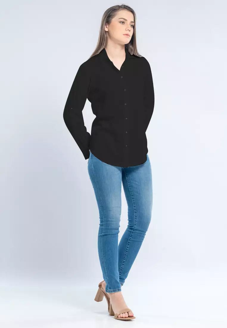 C2 Izzora Black Casual Shirt