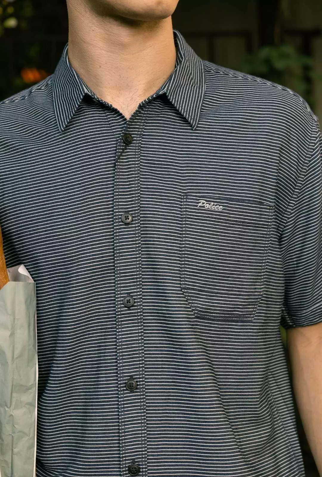 POLICE Kemeja Salur Regular Fit Pria