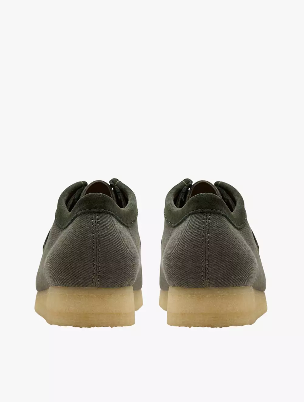 Clarks Wallabee ForestGrn Canvas