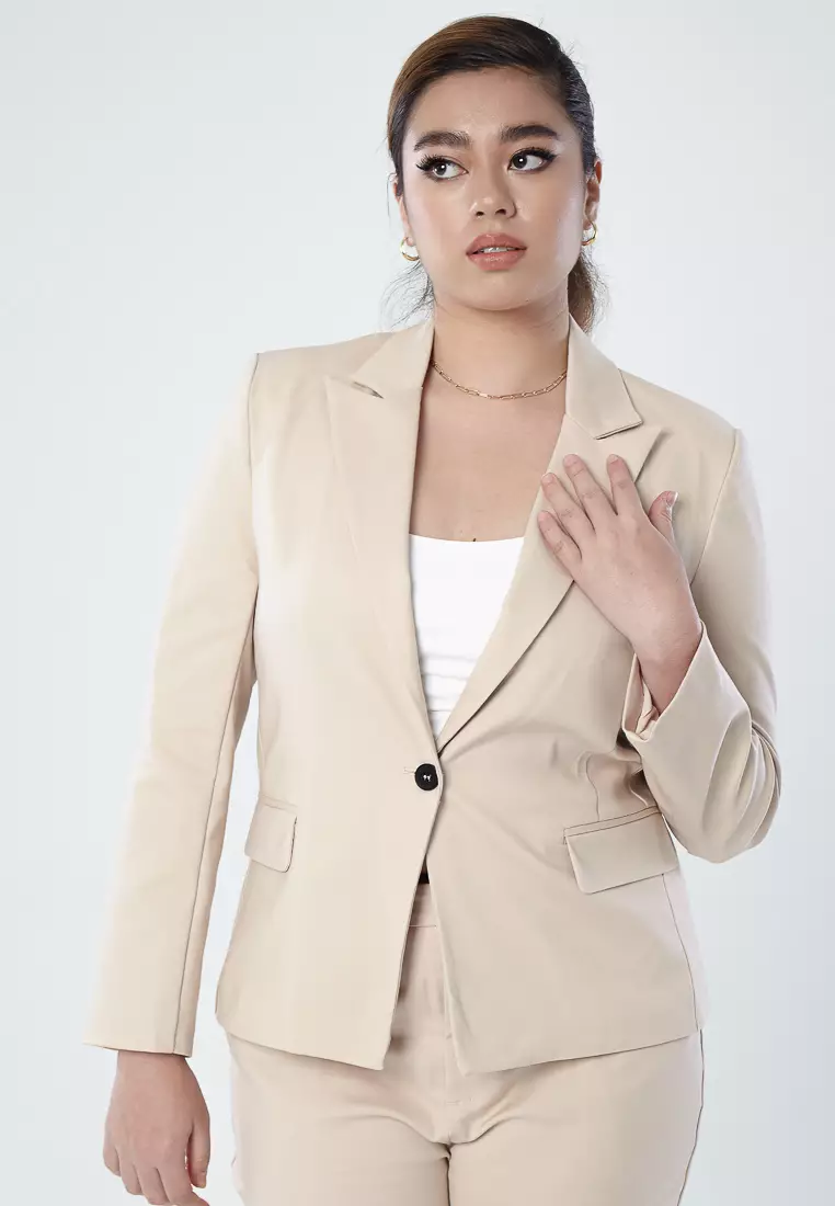 Slim fit blazer suit clearance
