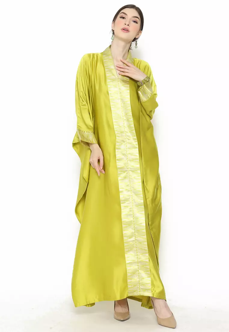Kanzi Exclusive Long Sleeve Songket Kaftan