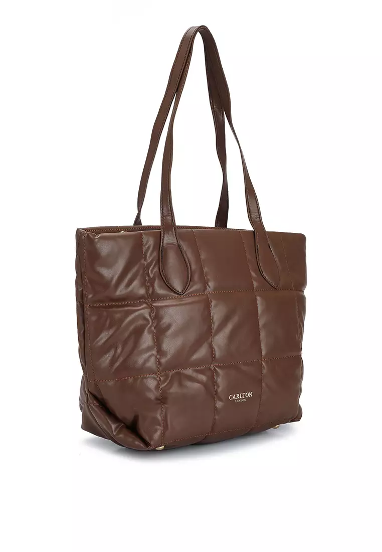 Quilted tote bags cheap sale