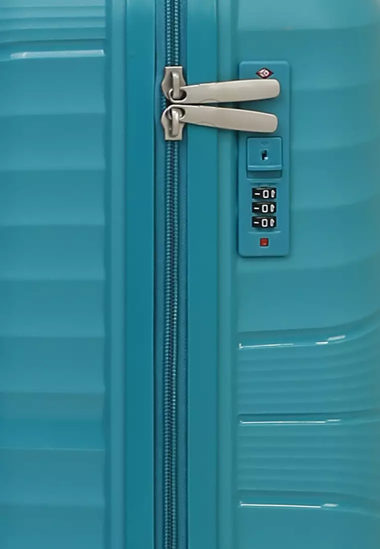 Carlton Koper Size 20inch Unisex Lock Anti Theft Zipper Suitcase Material Fiber ORIGINAL - Tosca