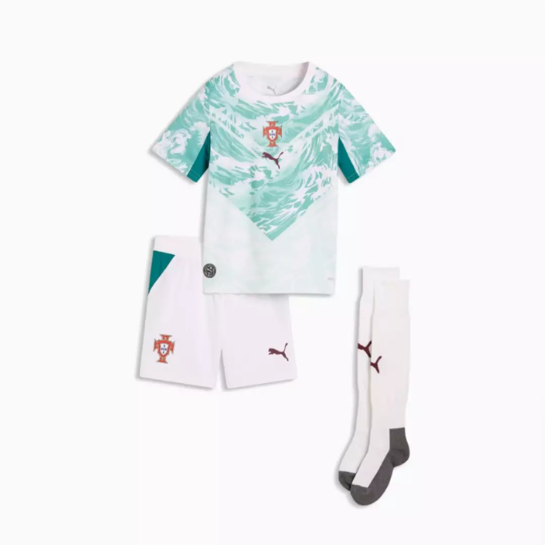 PUMA Portugal FPF Away Minikit 78329302 - Set Jersey Anak (Putih)