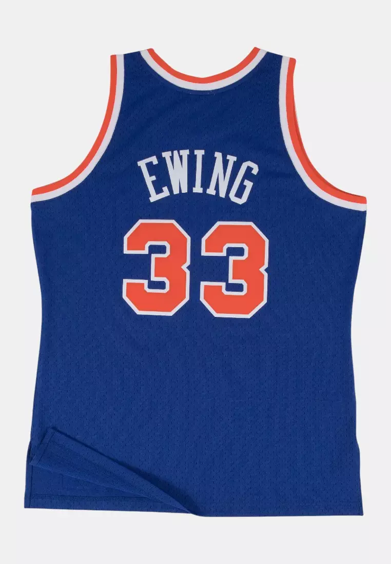 #33 Patrick Ewing 1991 New York Knicks Swingman Basketball Jersey
