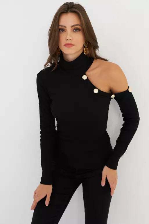 One Open Shoulder Top