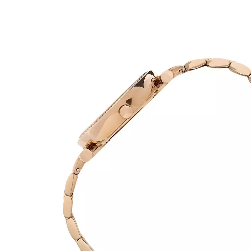 Jam Tangan Wanita Olivia Burton Belgrave 24000003 Tbar Blush Sunray Dial Rose Gold St. Steel Crystals Bracelet Strap