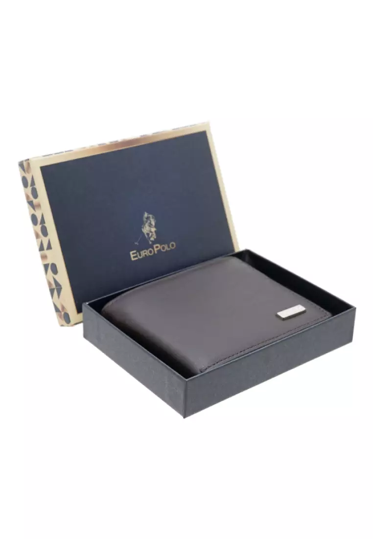 Euro Polo Men's Leather RFID Multi Cards ID Bifold Wallet EWB 40158