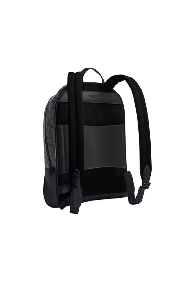 Theo Backpack In Signature Jacquard CAK98
