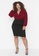 Trendyol red Plus Size Balloon Sleeve Blouse 580CBAAD3BF9D3GS_5