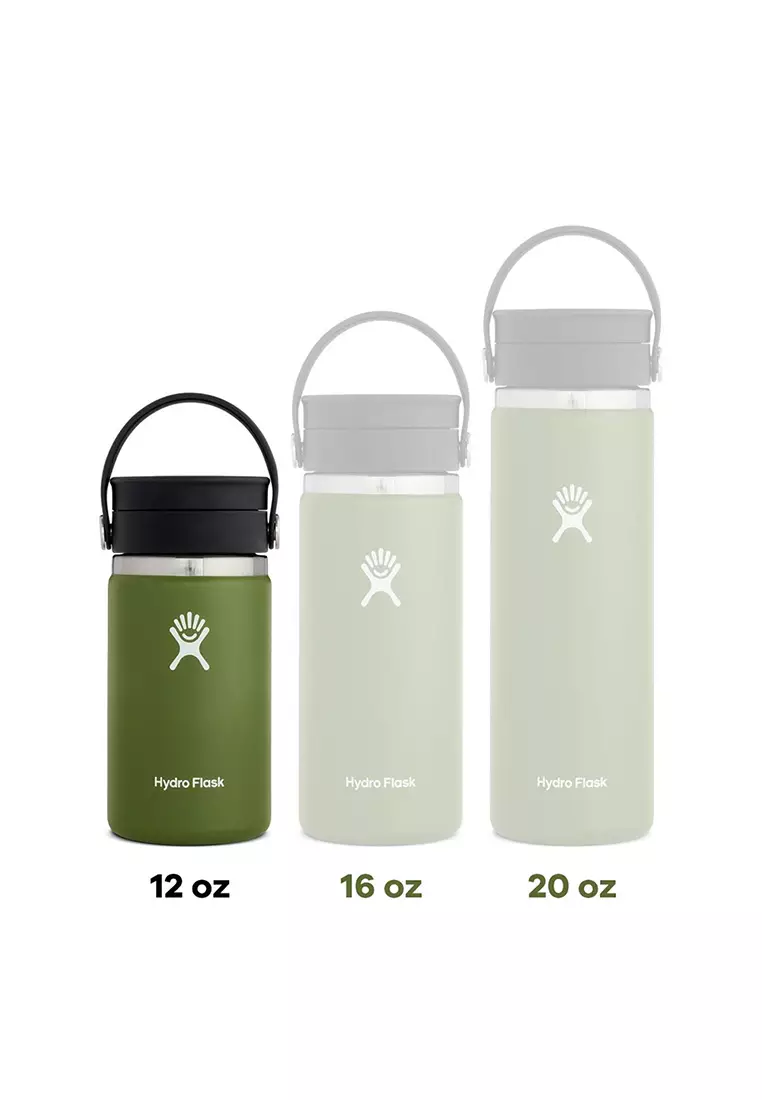 Hydro Flask Unisex 16 Oz Wide Flex White 2.0