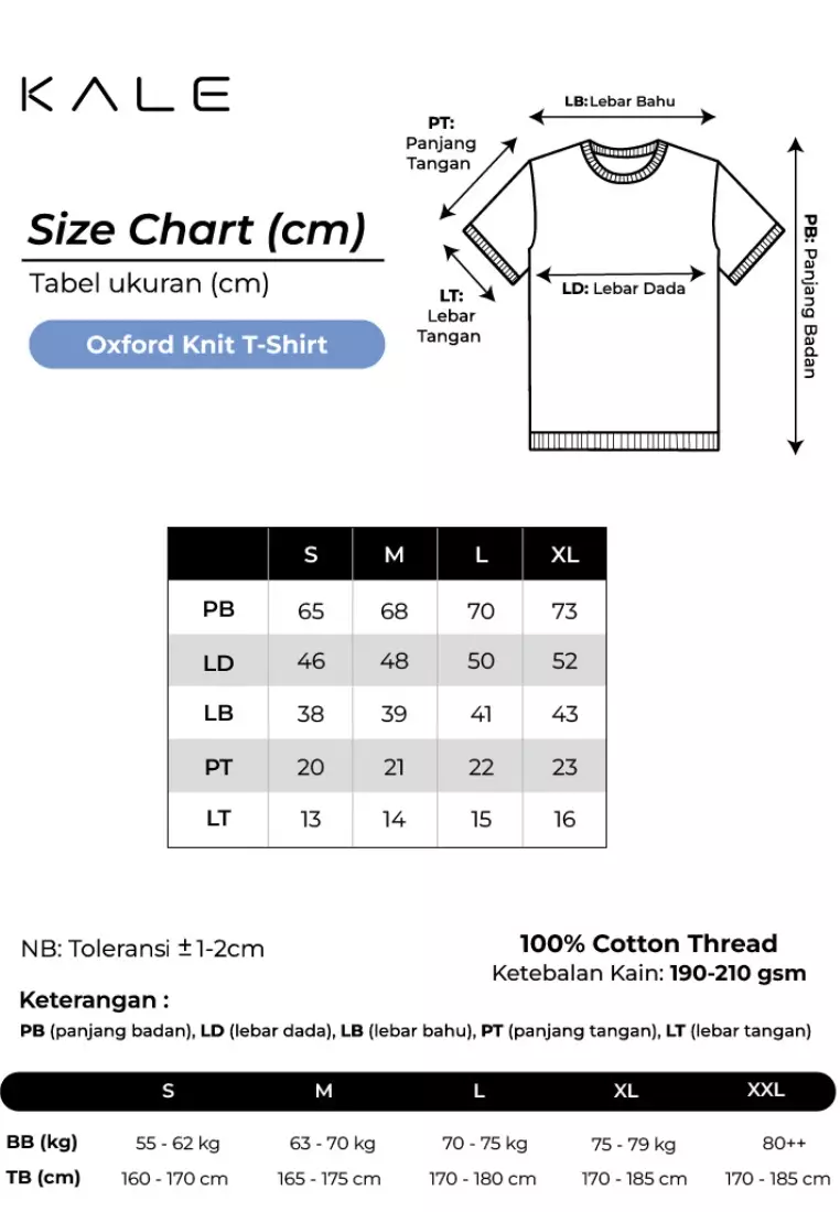 Kale Oxford Brown / atasan kaos pria / baju kaos pria / kaos basic pria / kaos rajut