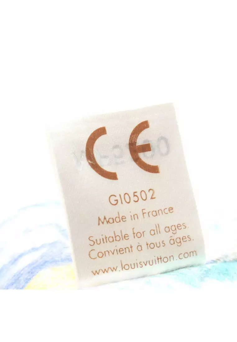 Pre-Loved Louis Vuitton Doudou Louis monogram teddy bear stuffed toy interior fabric multicolor