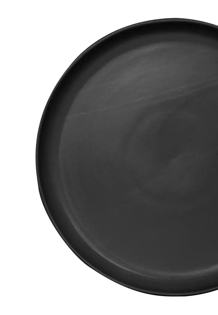 Buy Slique Slique Dinnerware [Set of 4] Glazed Stoneware Black High