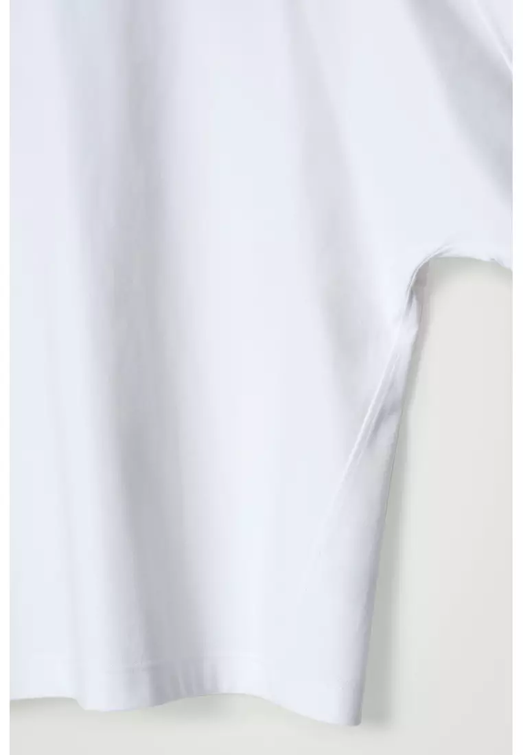 OVERSIZED HEAVYWEIGHT MOCK-NECK T-SHIRT