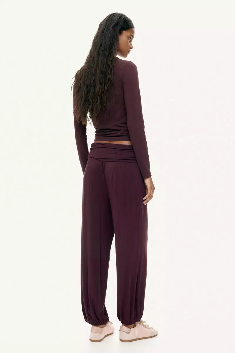 Viscose balloon trousers