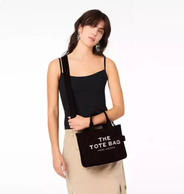 The Mini Traveler Tote Black Canvas - M0016493-001