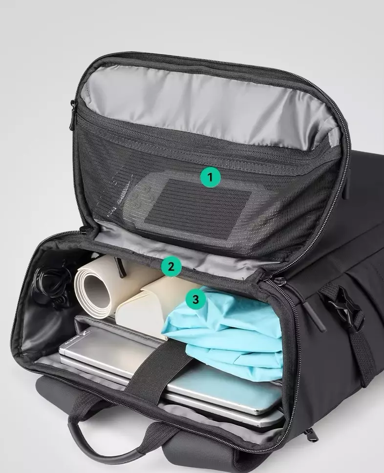 Mark Ryden MR6886 Tas Ransel Laptop Kerja Backpack Pria USB 15.6 Inch - BLACK