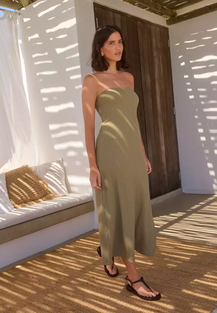 Bandeau Jersey Summer Dress