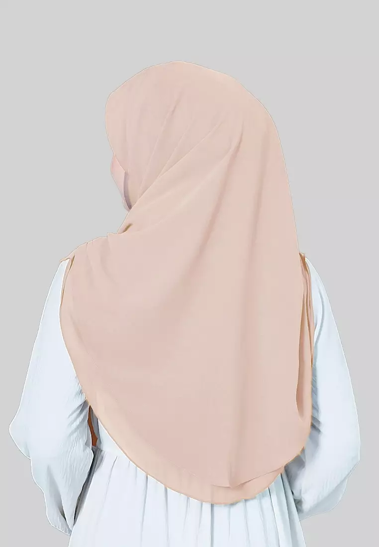 HIJAB INSTAN IRISH - PEACH CREAM