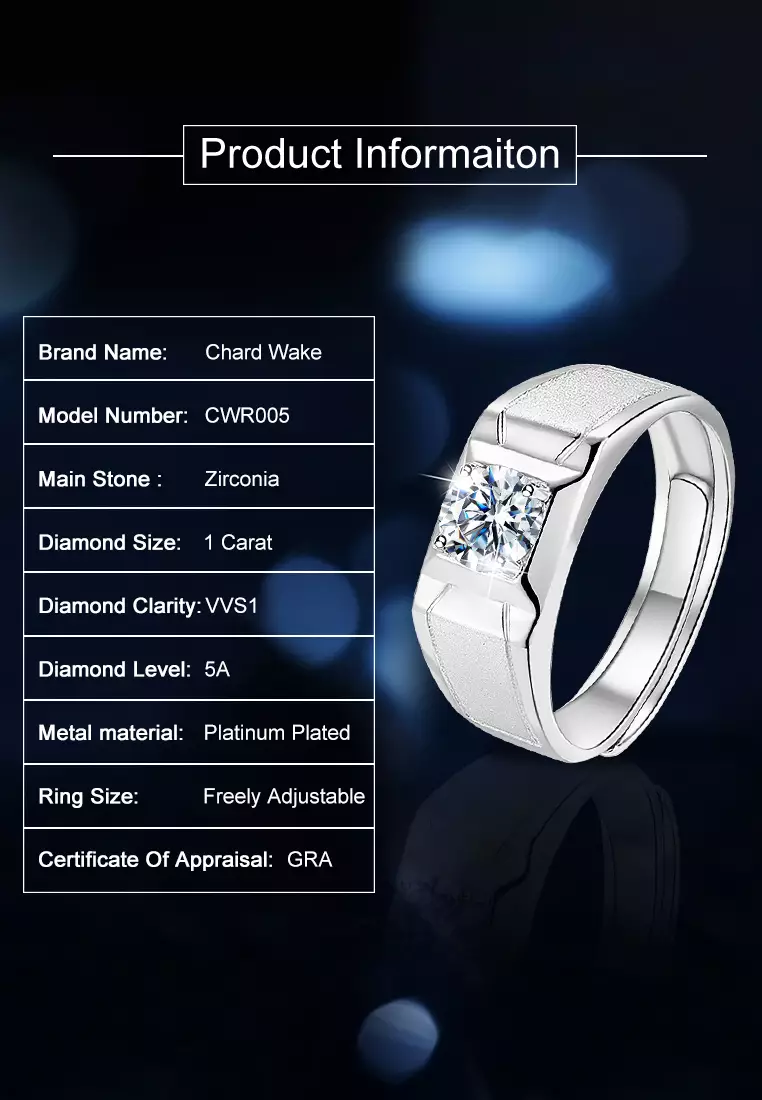 Cincin Pria High Quality Ring 100% Asli Cincin Fashion Cincin Pasangan Cowo Pria