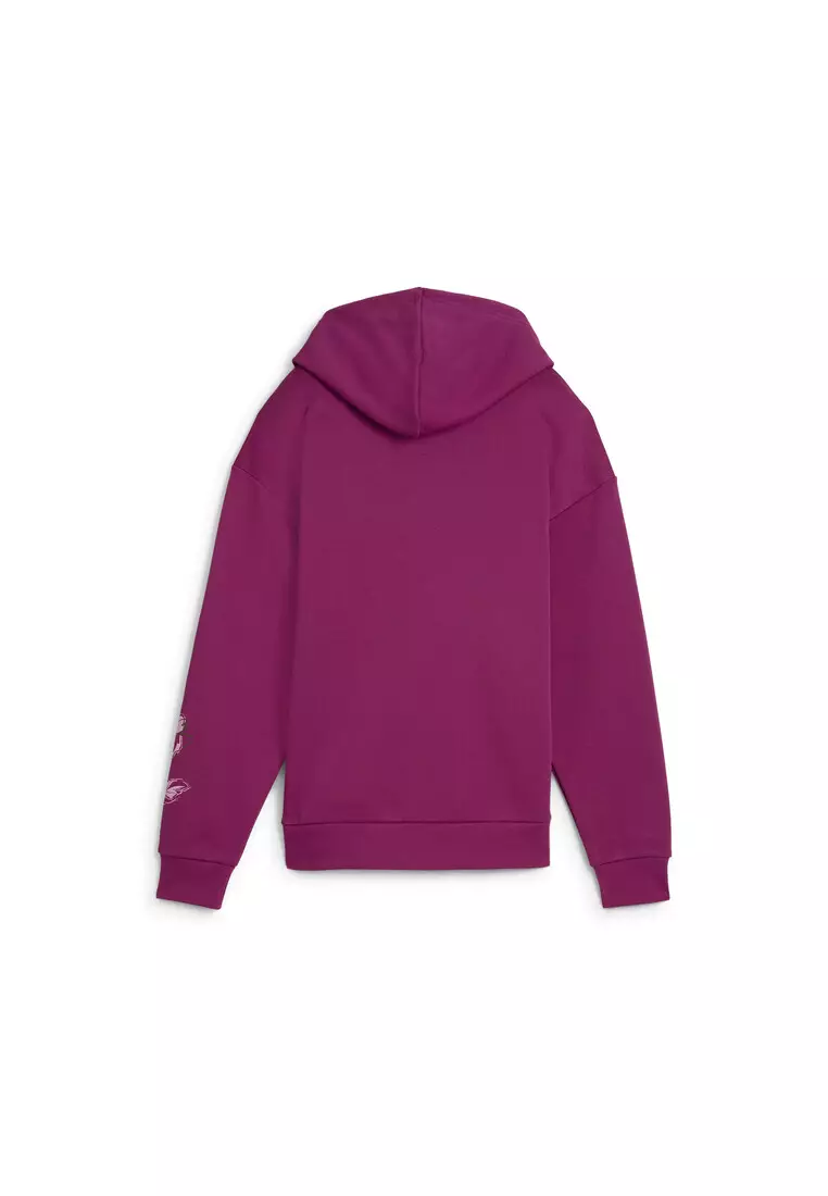 Essentials+ FLORAL VIBES 女子抓毛連帽外套