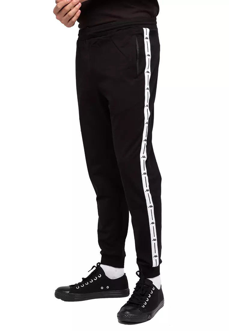 Jual Kappa Kappa Celana Authentic Tape Joggers KK2LP902 Black