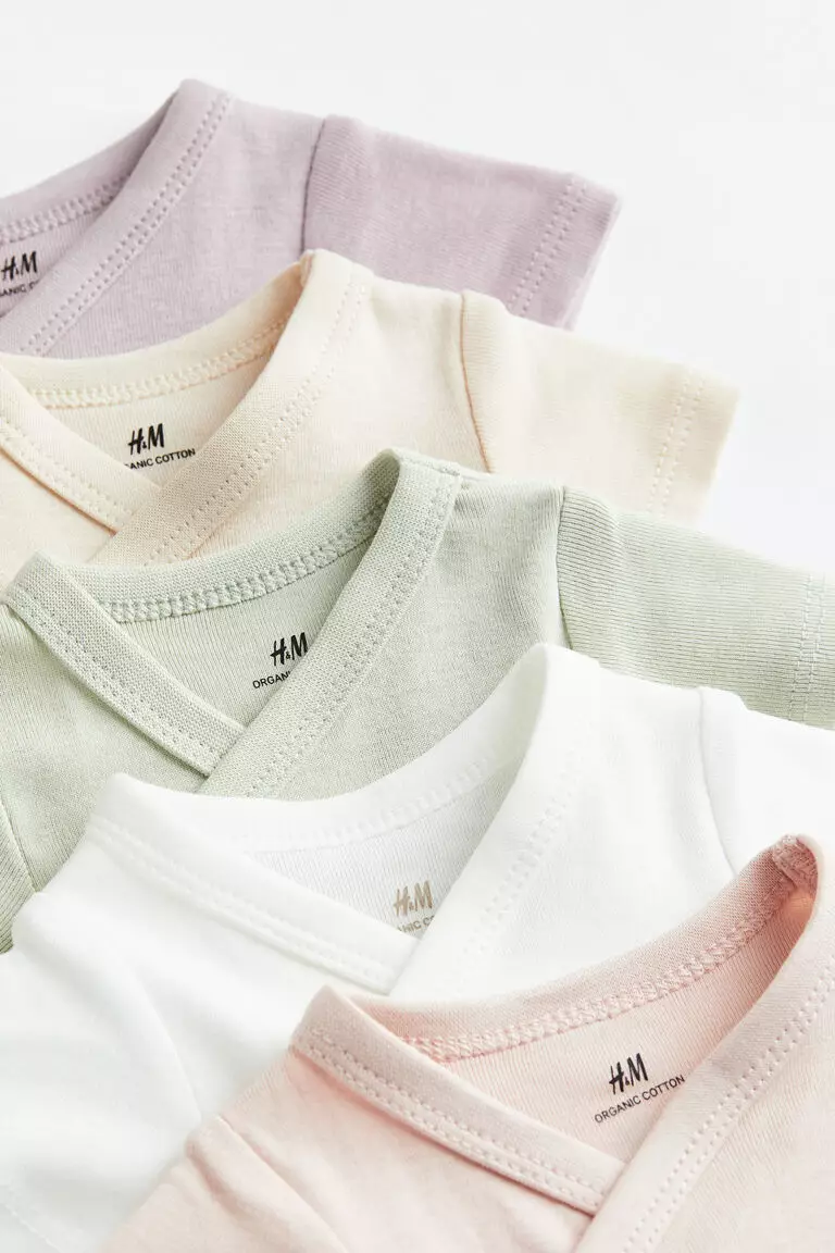 H&M 5-pack cotton bodysuits