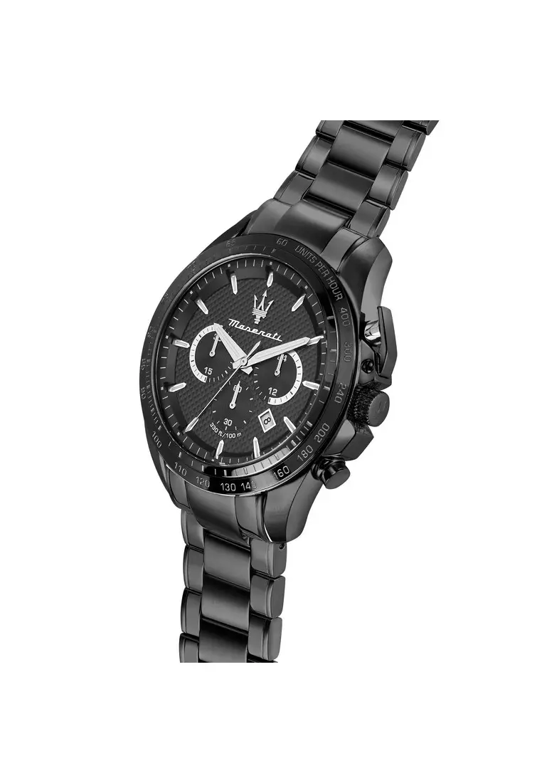 【Online Exclusive】Maserati Traguardo 45mm Men's Quartz Watch R8873612045 Japan Movement